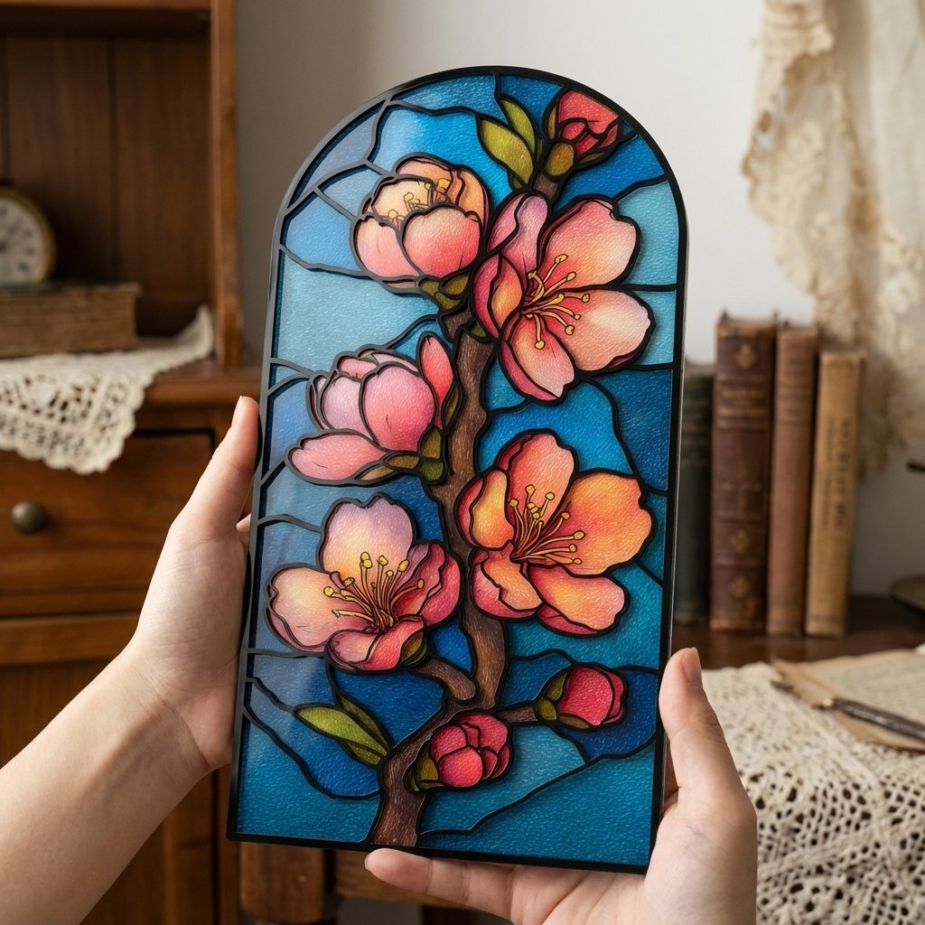 Blossom Groom Light Box  – Personalized Wedding Name Light with Floral Design | 3D LED, Single or Dual-Layer Acrylic Options - Image 4