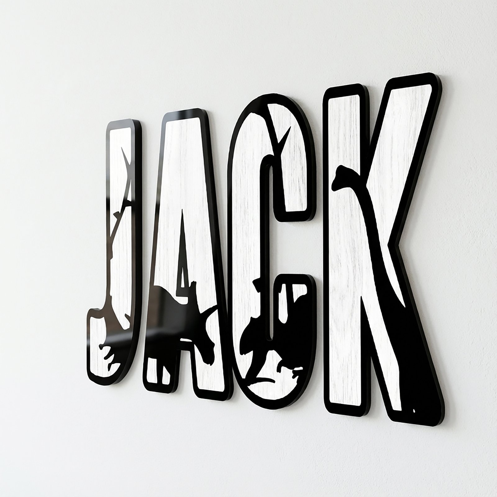 Personalized Dinosaur Name Sign – Acrylic Nursery Name Decor | 3D Light Box or Layered Acrylic Wall Sign - Image 6