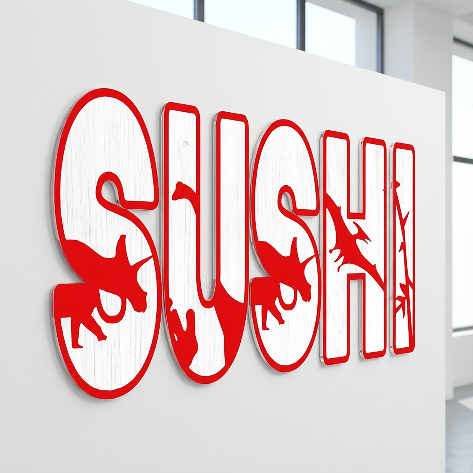 Personalized Dinosaur Name Sign – Acrylic Nursery Name Decor | 3D Light Box or Layered Acrylic Wall Sign - Image 7