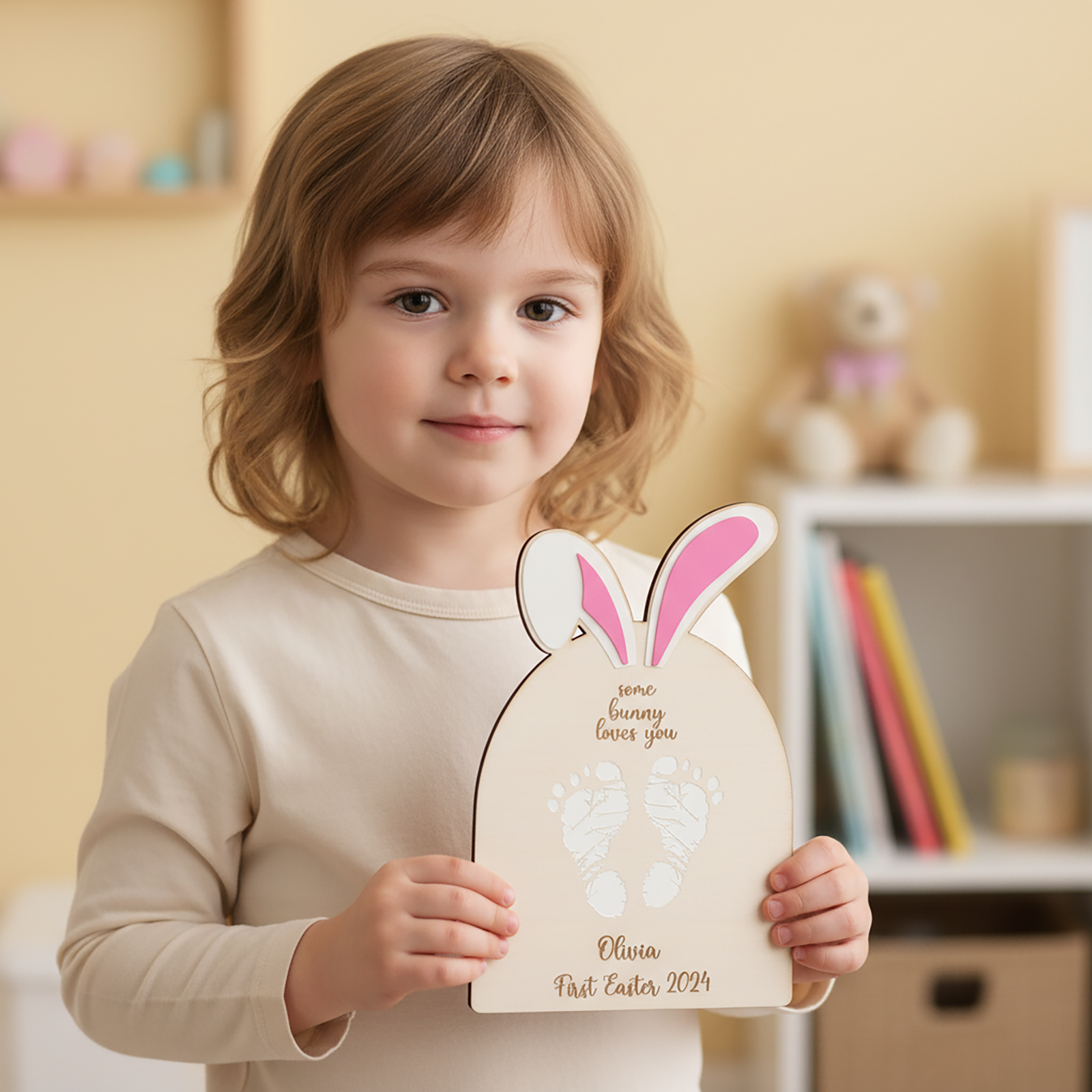 Personalised Baby’s First Easter Footprint Keepsake - Personalised DIY Baby’s First Easter Footprint - Image 4